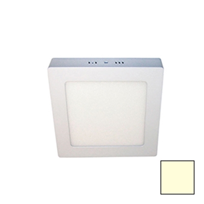 Imagen de Downlight LED Superficie Cuadrado Blanco 18W Cálido