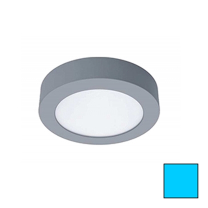 Imagen de Downlight LED Superficie Redondo Plata 18W Frío