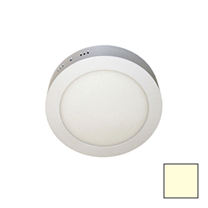 Imagen de Downlight LED Superficie Redondo Blanco 18W Cálido