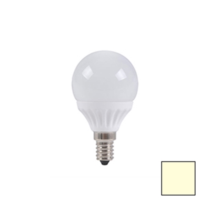 Imagen de Bombilla LED Esférica E14 4W EPISTAR Blanco Cálido