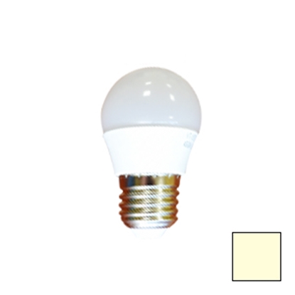 Imagen de Bombilla LED Esférica E27 4W EPISTAR Blanco Cálido