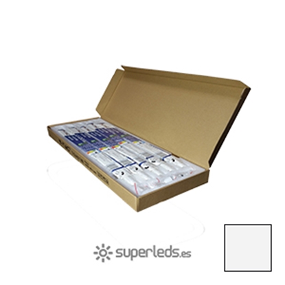 Imagen de Caja 25 Tubos LED T8 60cm 10W Blanco Natural