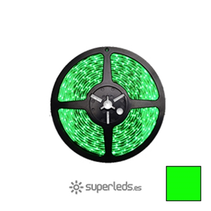 Imagen de Rollo Tira LED SMD3528 IP20 60 led 12V Verde