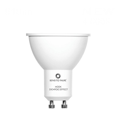 Imagen de Bombilla LED GU10 6W 60º MODELO HOOK - 4000ºK