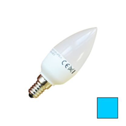 Imagen de Lote 10 Bombillas LED Vela E14 6W Blanco Frío