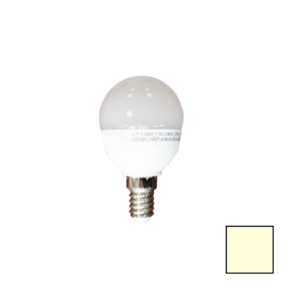 Imagen de Lote 10 Bombillas LED P45 Esférica E14 6W Blanco Cálido