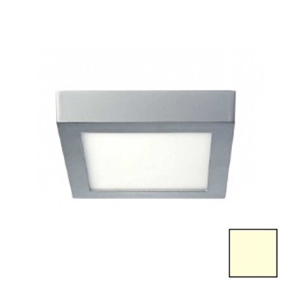 Imagen de Downlight LED Superficie Cuadrado Plata 18W Cálido