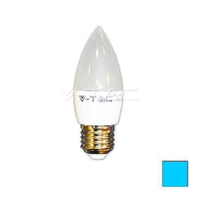 Imagen de Lote 10 Bombillas LED Vela E27 6W Blanco Frío